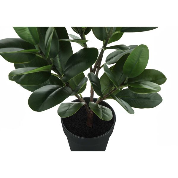 Black Green 28-Inch Indoor Faux Fake Floor Potted Real Touch Artificial Plant, image 3